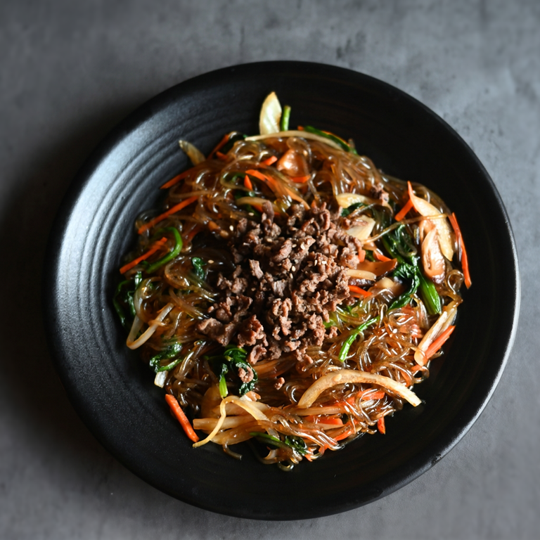 Delicious Japchae Made Fresh