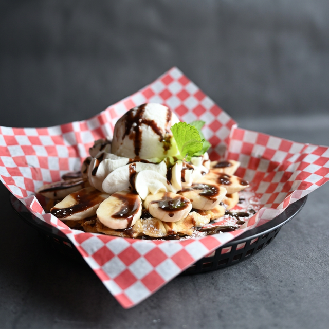 55 Nutella Banana Waffle.
