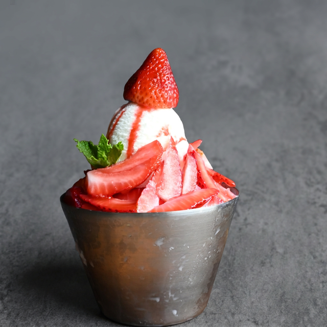 50 Strawberry Bingsu/Shaved Ice.